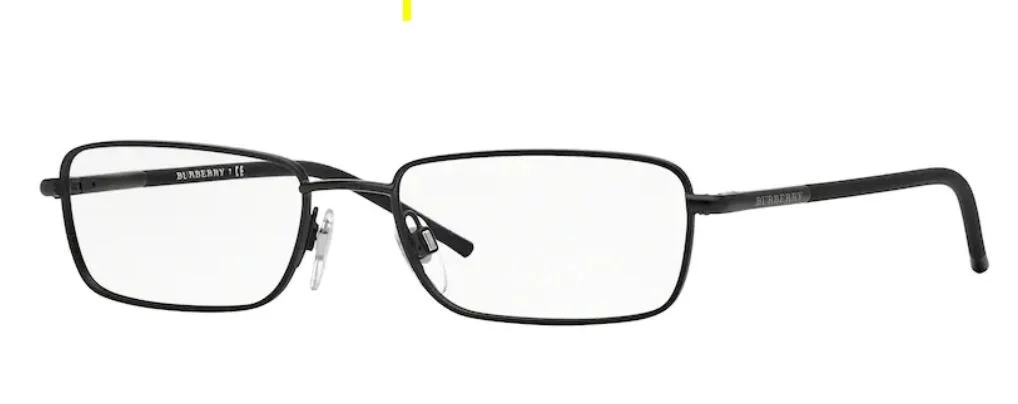 BURBERRY BE1268 1007 Matte Black Demo Lens 52 mm Men 2