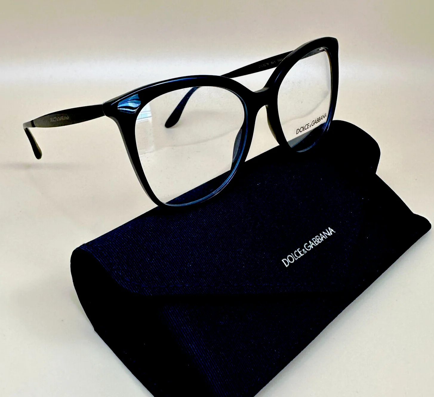 Dolce & Gabbana DG3278 501 BLACK 54-17-140mm Eyeglasses 100% Original