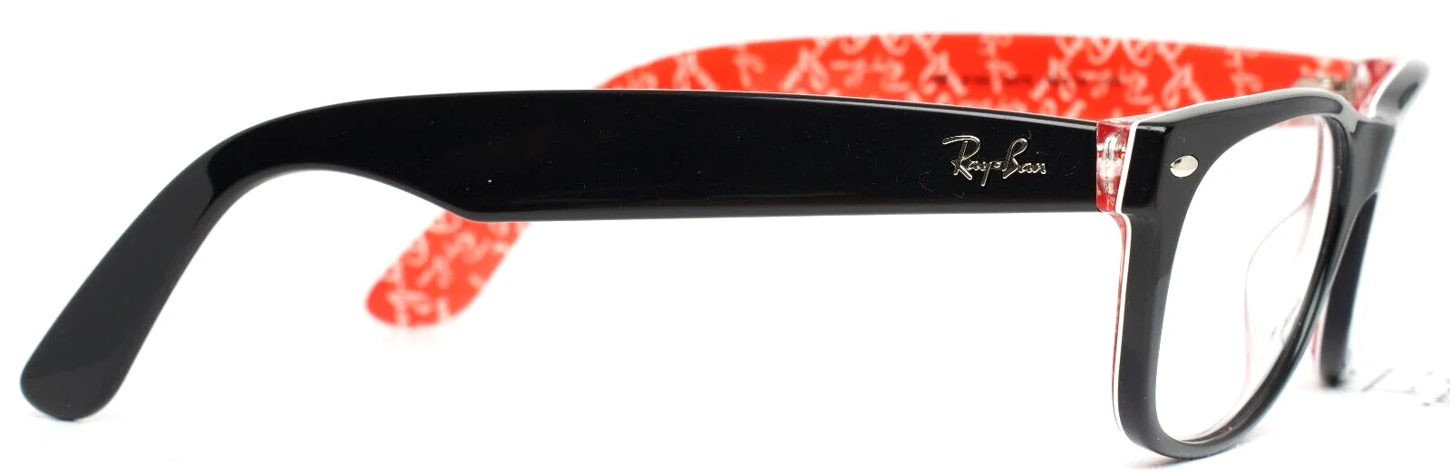 RAY BAN RB5184 2479 Black Mens Wayfarer Full Rim Eyeglasses 52-18-145 B:38 4