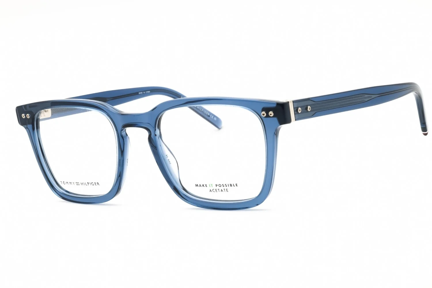 TOMMY HILFIGER TH2034-PJP-52 Eyeglasses Size 52mm 21mm 150mm blue Men